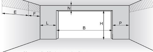Фото размеры проема секционных ворот