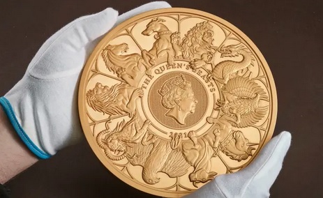 Гигантская золотая монета, Королевский монетный двор Великобритании