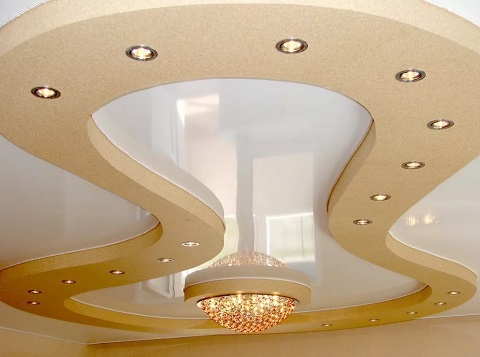 Многоуровневые гипсокартонные потолки