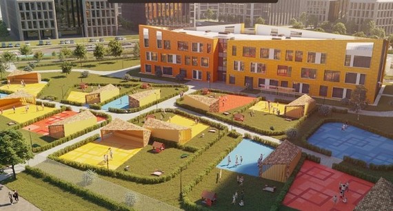 Детский сад и школа с авторской архитектурой от бюро ASADOV будут переданы городу девелопером жилого района ÁLIA в 2022 – 2023 учебном году
