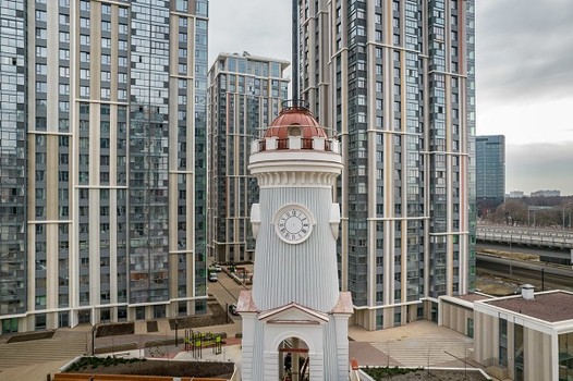 Башня-каланча восстановлена на территории жилого квартала LIFE-Ботанический сад-2