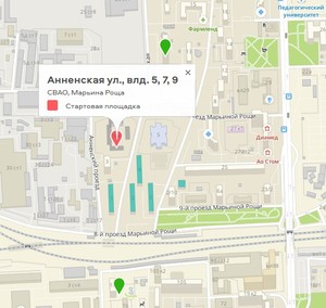 Стартовая площадка Анненская ул., влд. 5, 7, 9
