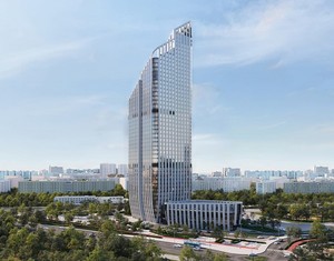 БЦ Адмирал, строительный адрес ул. Шоссейная, з⁄у 4А, рендер проекта