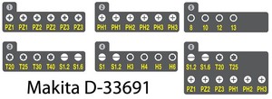 Makita D-33691