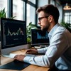 Трейдер за работой