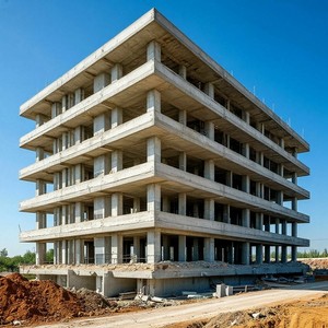 Строительство здания на основе железобетонных изделий