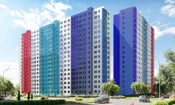 Будущие жители V-DOM выбирают цвет фасада своего дома
