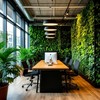 Фитостены в интерьере офиса