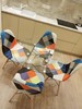 Стол Eames DSW + Стулья DSW Patchwork