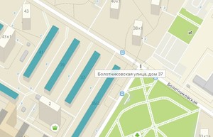 Предполагаемое место строительства дома по реновации улица Болотниковская, земельный участок 37