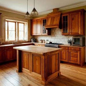 Кухня из натурального массива дерева