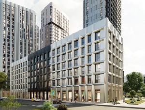 Шестиэтажный «клубный» корпус жилого комплекса «Первый Рязанский»