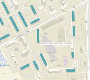 Предполагаемое место строительства дома по реновации 5-я улица Соколиной Горы, земельный участок 20/1