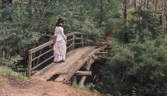 Илья Репин, «Летний пейзаж», 1879 год, Абрамцево