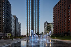 Фонтан в жилом районе ÁLIA, 2025