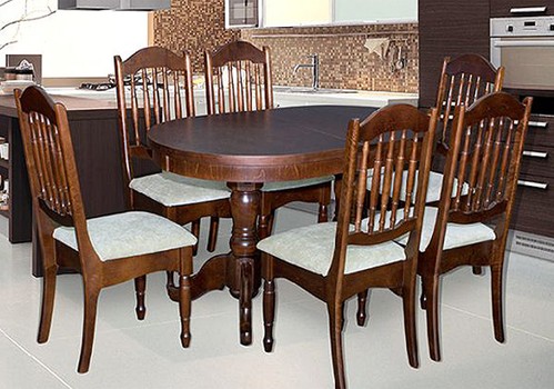 Обеденная группа - стол и стулья для кухни или столовой