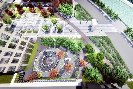 Студия Артемия Лебедева разработала проект благоустройства пешеходного бульвара в ЖК «Резиденции архитекторов»