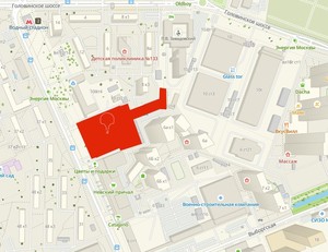 Территория КРТ, включенная в проект реновации - Адмирала Макарова ул., влд. 8