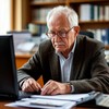 Бухгалтер за работой