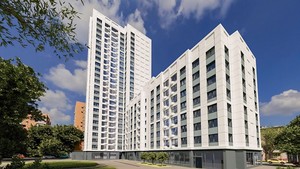 Рендер дома по реновации. Дом построен -Шепелюгинская ул., д. 14. ЮВАО, Лефортово 