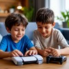 Дети играют на PlayStation 5