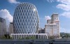 Лужнецкая набережная, владение 10а, рендер бизнес-центра в составе комплекса