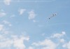 Беспилотный летательный аппарат (БПЛА) eBee SQ в небе
