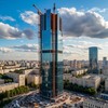 Строительство небоскреба в городе