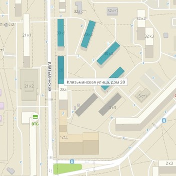 Предполагаемое место строительства дома по реновации Клязьминская улица, земельный участок 28