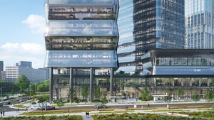 БЦ Сет, ул. Верейская, з⁄у 29⁄30, рендер проекта